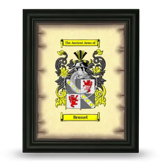 Brussel Coat of Arms Framed - Black
