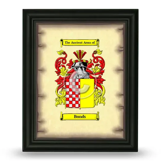 Bunds Coat of Arms Framed - Black
