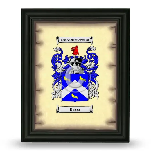 Byass Coat of Arms Framed - Black