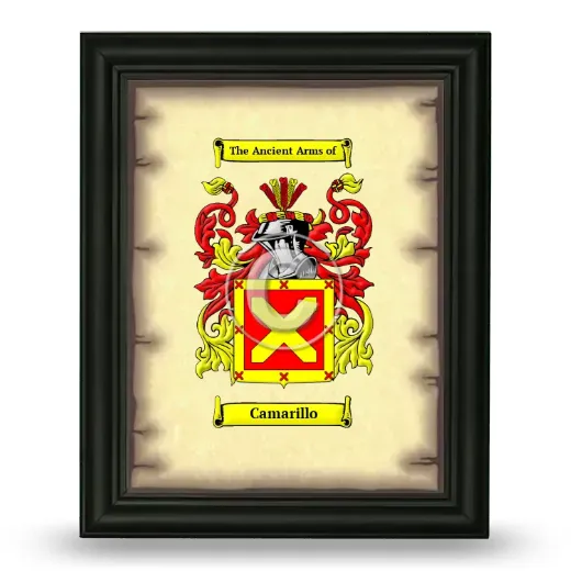 Camarillo Coat of Arms Framed - Black