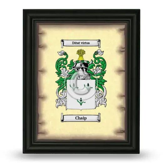 Chaip Coat of Arms Framed - Black
