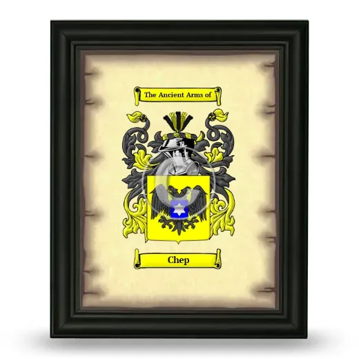 Chep Coat of Arms Framed - Black