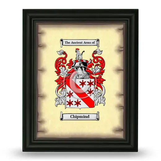 Chipmind Coat of Arms Framed - Black