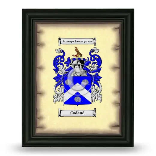 Codand Coat of Arms Framed - Black