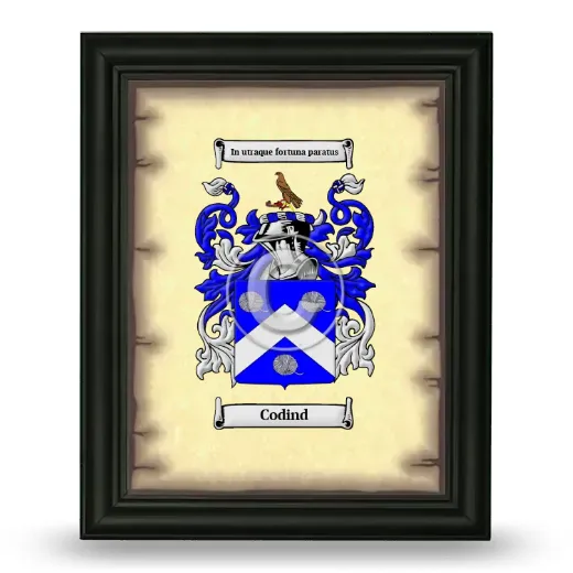 Codind Coat of Arms Framed - Black