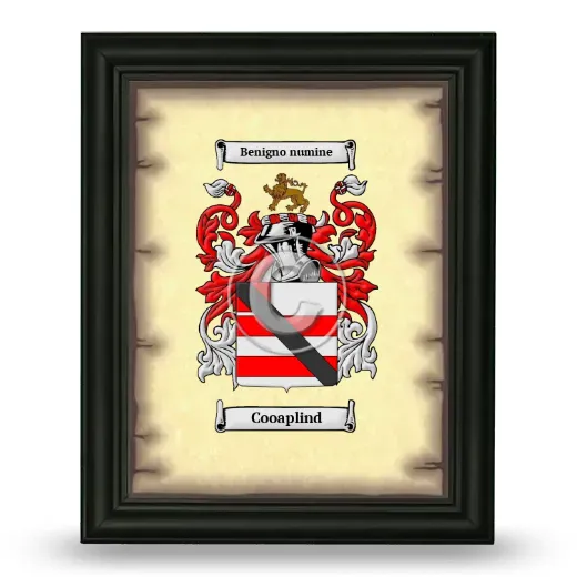Cooaplind Coat of Arms Framed - Black
