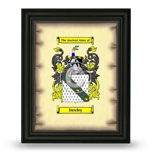 Dawley Coat of Arms Framed - Black