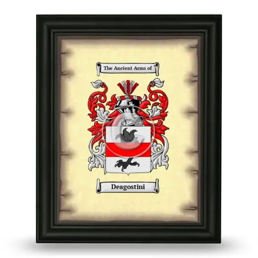 Deagostini Coat of Arms Framed - Black