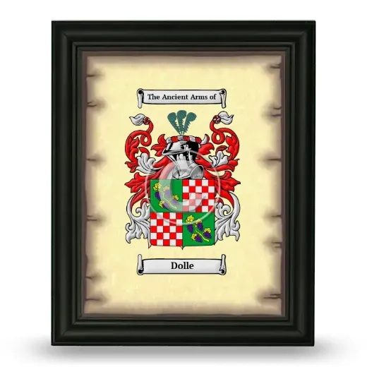 Dolle Coat of Arms Framed - Black