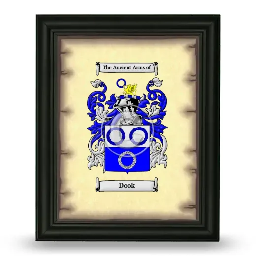 Dook Coat of Arms Framed - Black