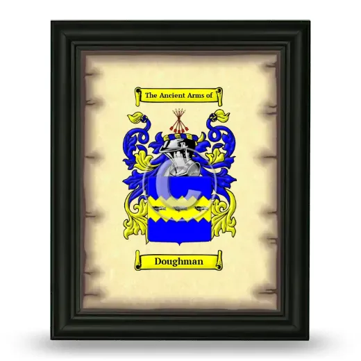 Doughman Coat of Arms Framed - Black