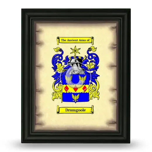 Drumgoole Coat of Arms Framed - Black