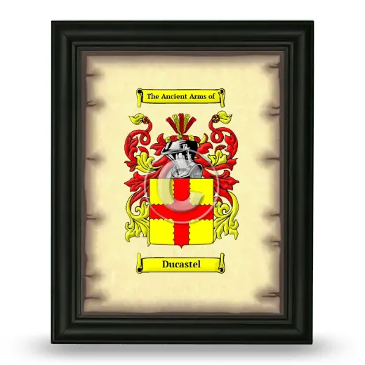 Ducastel Coat of Arms Framed - Black