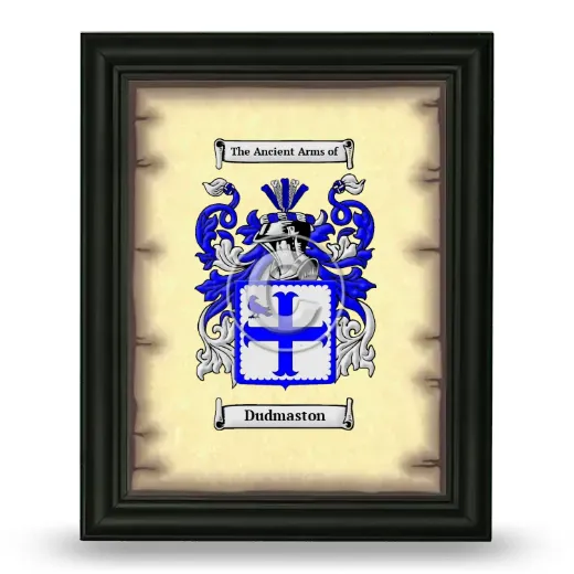 Dudmaston Coat of Arms Framed - Black