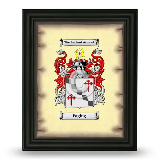 Eaging Coat of Arms Framed - Black