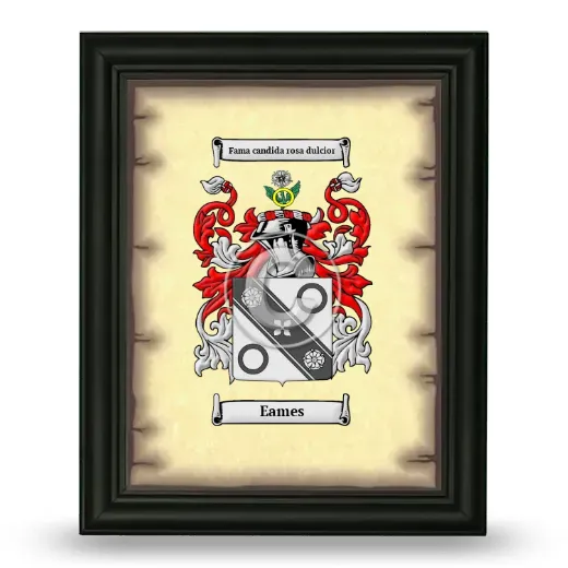Eames Coat of Arms Framed - Black