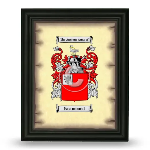 Eastmound Coat of Arms Framed - Black