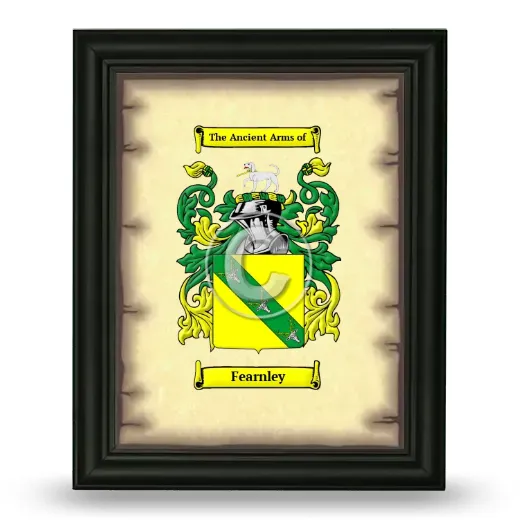 Fearnley Coat of Arms Framed - Black