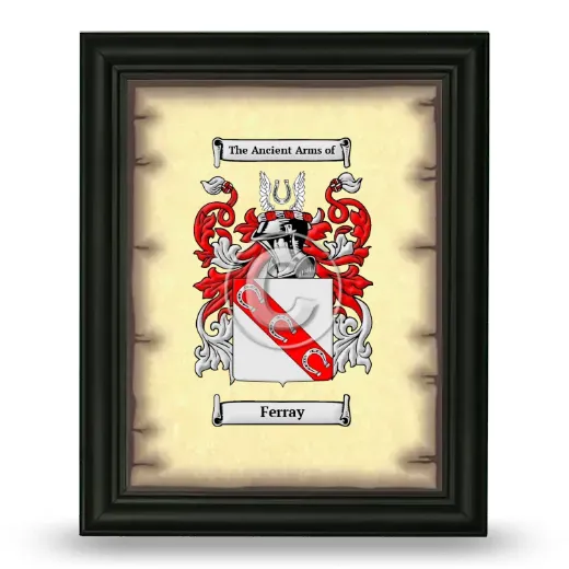 Ferray Coat of Arms Framed - Black