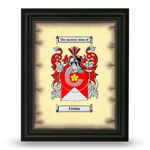 Freins Coat of Arms Framed - Black