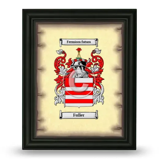 Fuller Coat of Arms Framed - Black