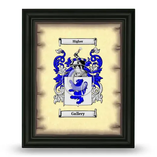 Gallery Coat of Arms Framed - Black