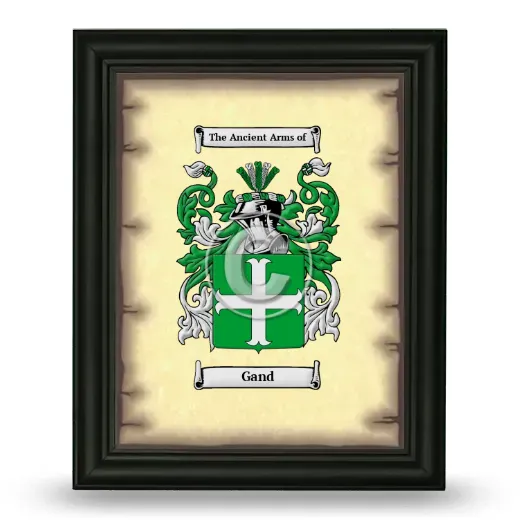 Gand Coat of Arms Framed - Black