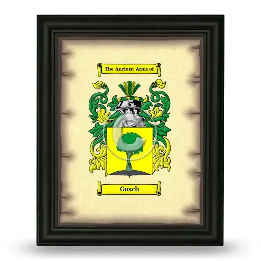 Gosch Coat of Arms Framed - Black