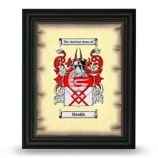 Hankh Coat of Arms Framed - Black