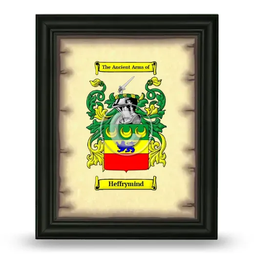 Heffrymind Coat of Arms Framed - Black
