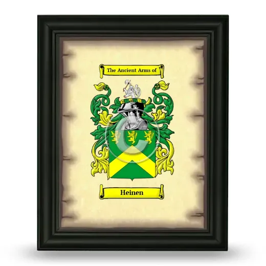Heinen Coat of Arms Framed - Black