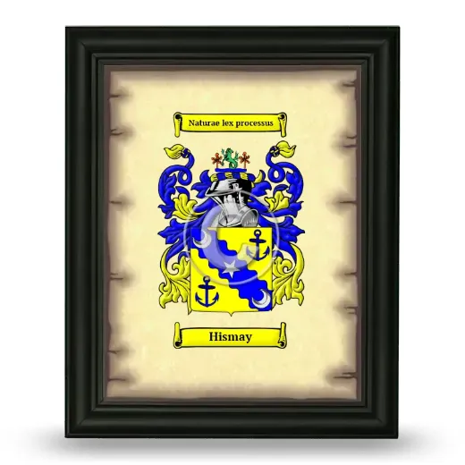 Hismay Coat of Arms Framed - Black
