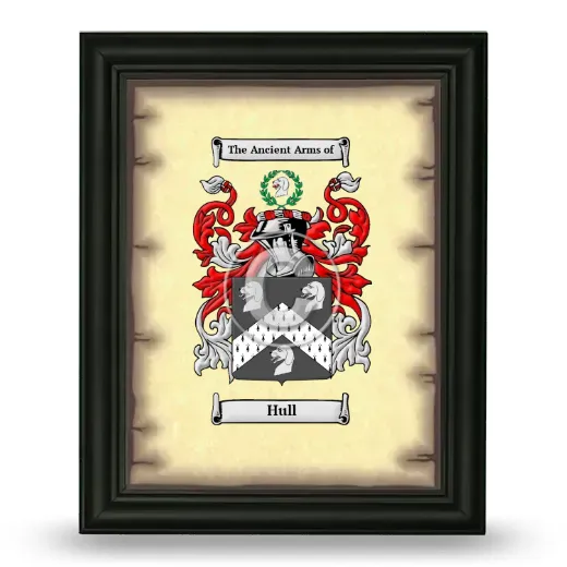 Hull Coat of Arms Framed - Black