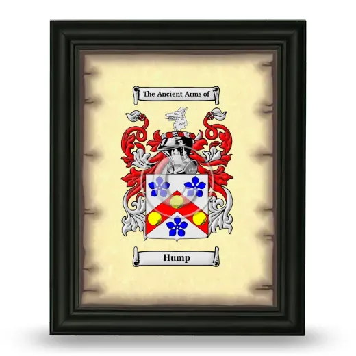 Hump Coat of Arms Framed - Black