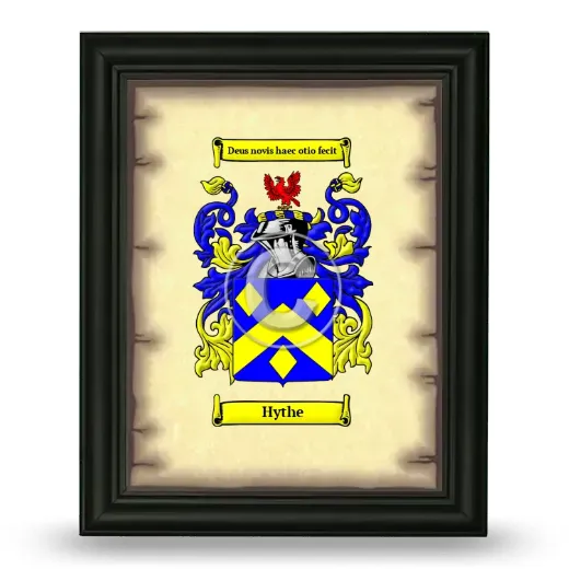 Hythe Coat of Arms Framed - Black