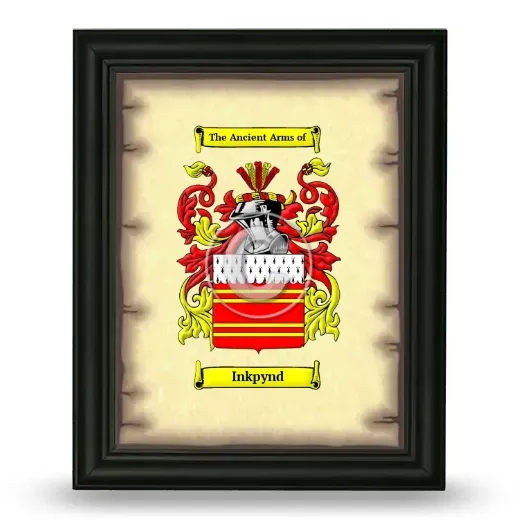 Inkpynd Coat of Arms Framed - Black