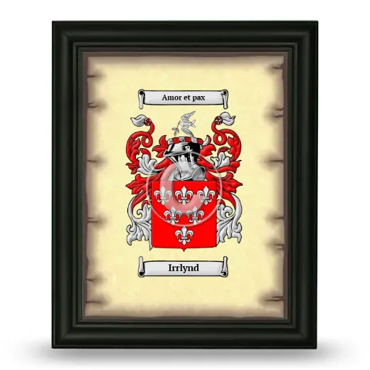 Irrlynd Coat of Arms Framed - Black