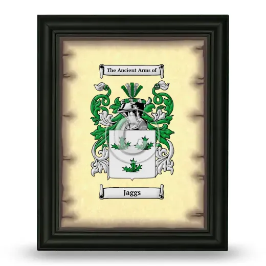 Jaggs Coat of Arms Framed - Black