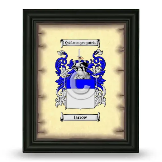 Jarrow Coat of Arms Framed - Black