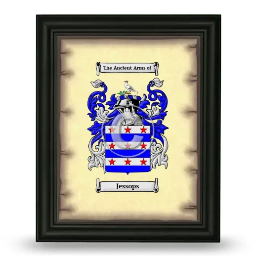 Jessops Coat of Arms Framed - Black