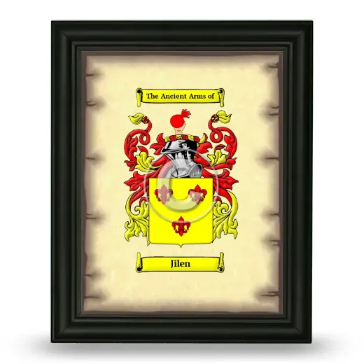 Jilen Coat of Arms Framed - Black