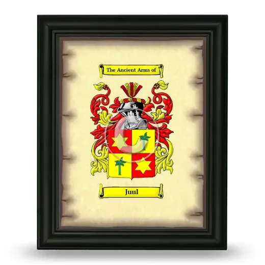 Juul Coat of Arms Framed - Black