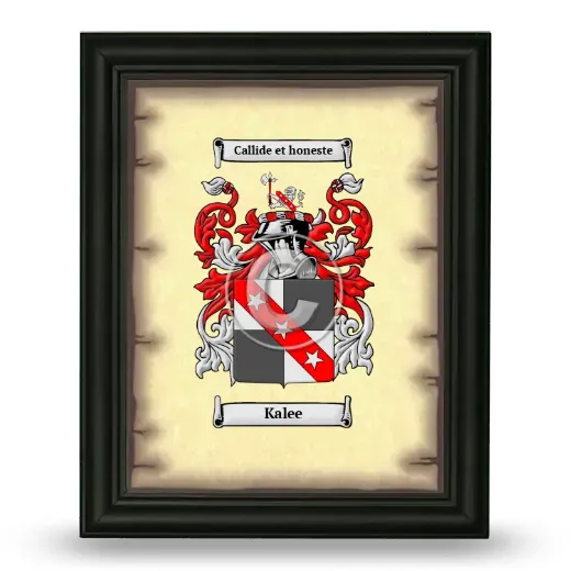 Kalee Coat of Arms Framed - Black