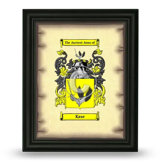 Kase Coat of Arms Framed - Black