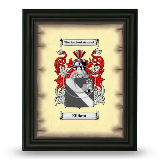 Killiant Coat of Arms Framed - Black