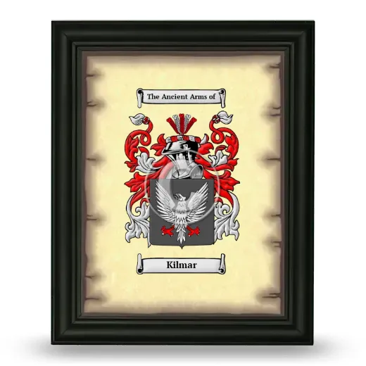 Kilmar Coat of Arms Framed - Black