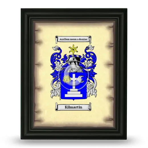 Kilmartin Coat of Arms Framed - Black