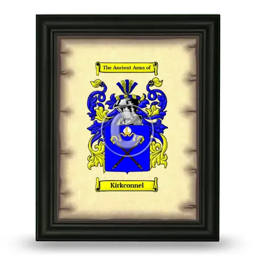 Kirkconnel Coat of Arms Framed - Black