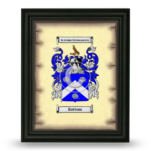 Kottom Coat of Arms Framed - Black