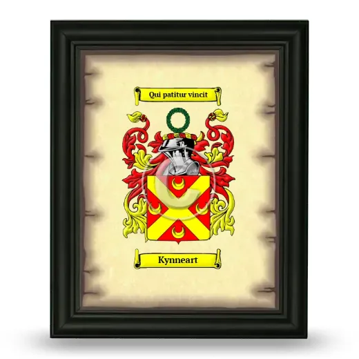 Kynneart Coat of Arms Framed - Black